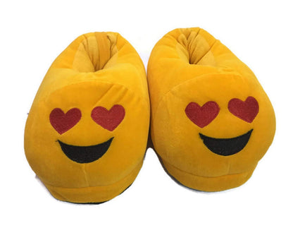 Trend Overseas Women's Yellow emoji flip flop Shoes home Indoor bedroom slippers