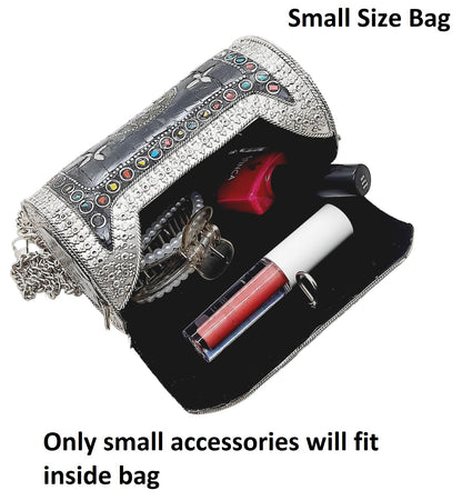 Trend Overseas Small Size Handmade Metal Bag Coin Purse Ethnic Bridal kids Bag party clutch