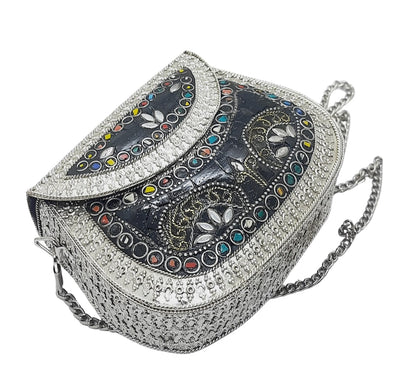 Trend Overseas Small Size Metal Bag Coin Purse Ethnic Bridal kids Bag party clutch