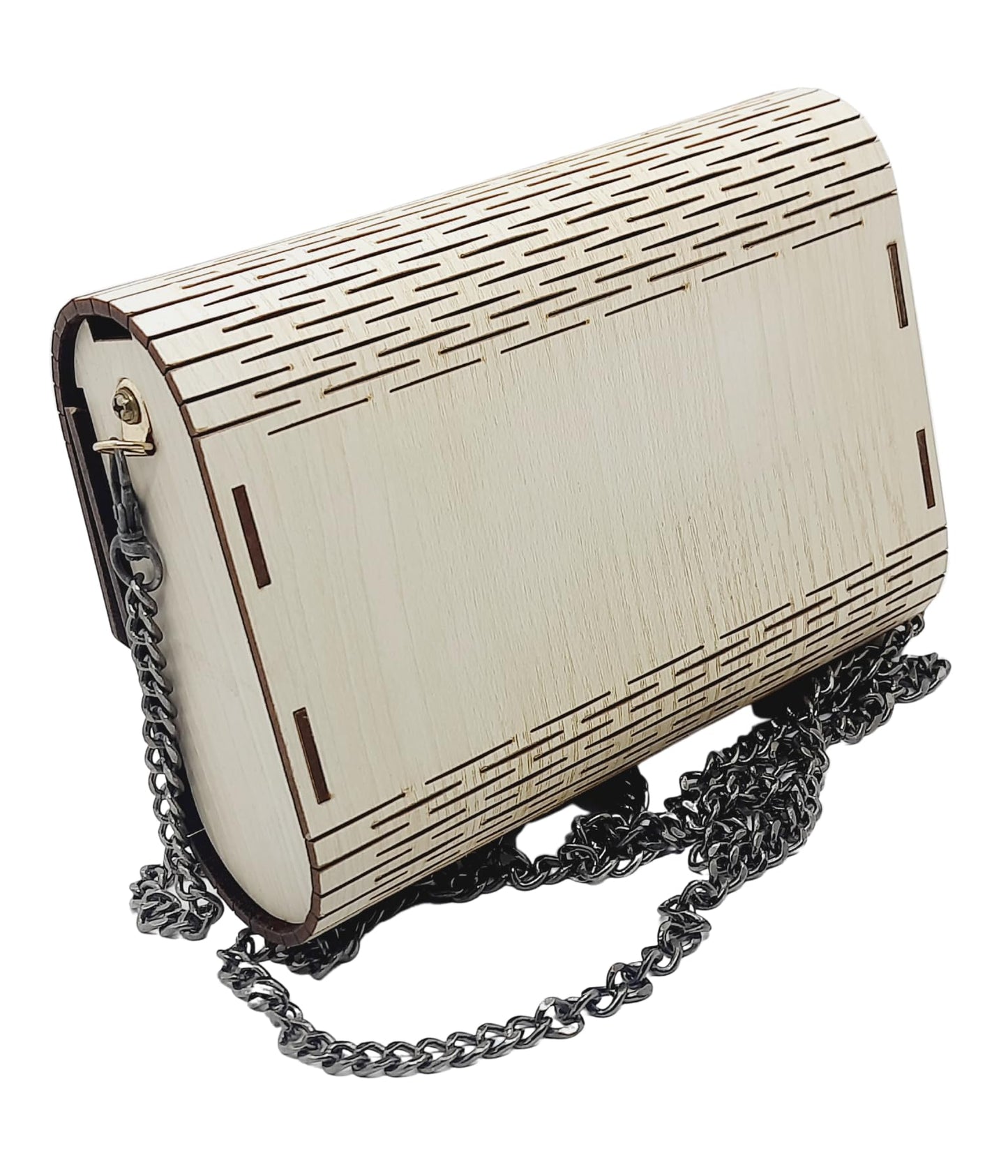 Trend Overseas Women's Clutch Handcrafted Wooden Light Weight Unique Purse Sling Bag - Laser Cut Stylish Fashionable Wooden Party Wear Sling Hand Bag