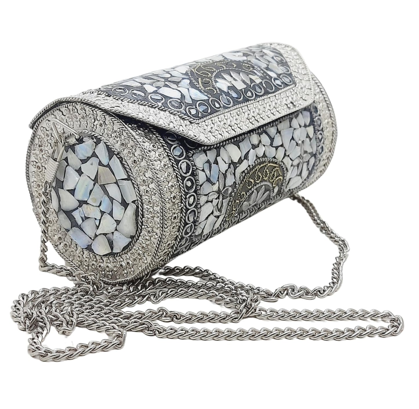 Trend Overseas Small Size Handmade Metal Bag Coin Purse Ethnic Bridal kids Bag party clutch