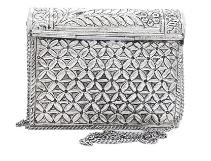 Trend Overseas Women Bridal Metal clutches Vintage Handmade Brass party clutch Antique