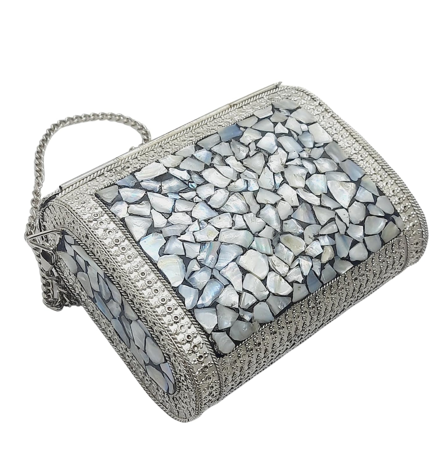 Trend Overseas Small Size Handmade Metal Bag Coin Purse Ethnic Bridal kids Bag party clutch Gift item