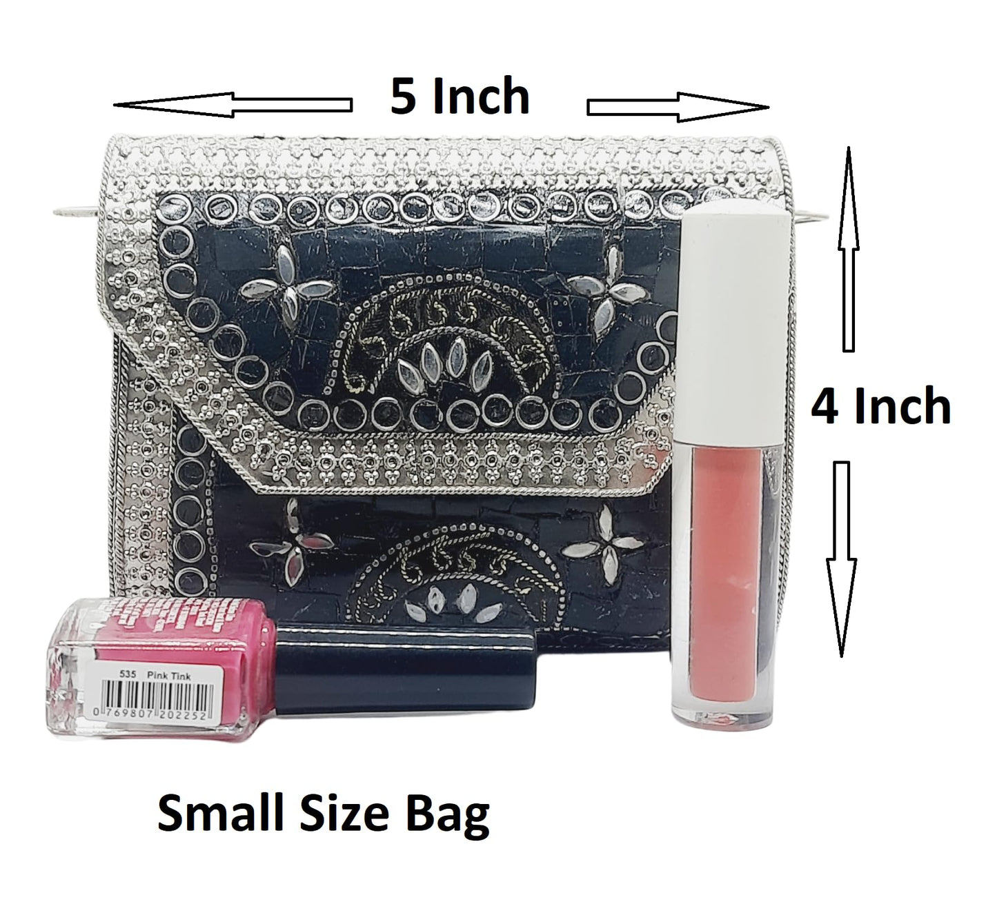 Trend Overseas Small Size Handmade Metal Bag Coin Purse Ethnic Bridal kids Bag party clutch Gift item