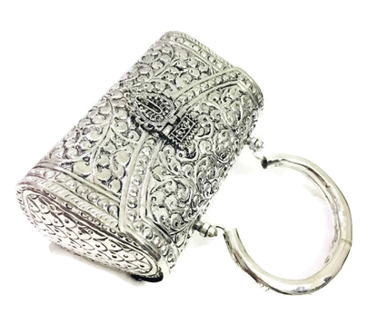 Trend Overseas Women's Clutch (Handle_Silver_10077_Silver)