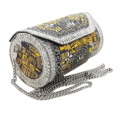 Trend Overseas Small Size Handmade Metal Bag Coin Purse Ethnic Bridal kids Bag party clutch