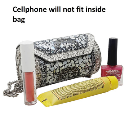 Trend Overseas Small Size Handmade Metal Bag Coin Purse Ethnic Bridal kids Bag party clutch