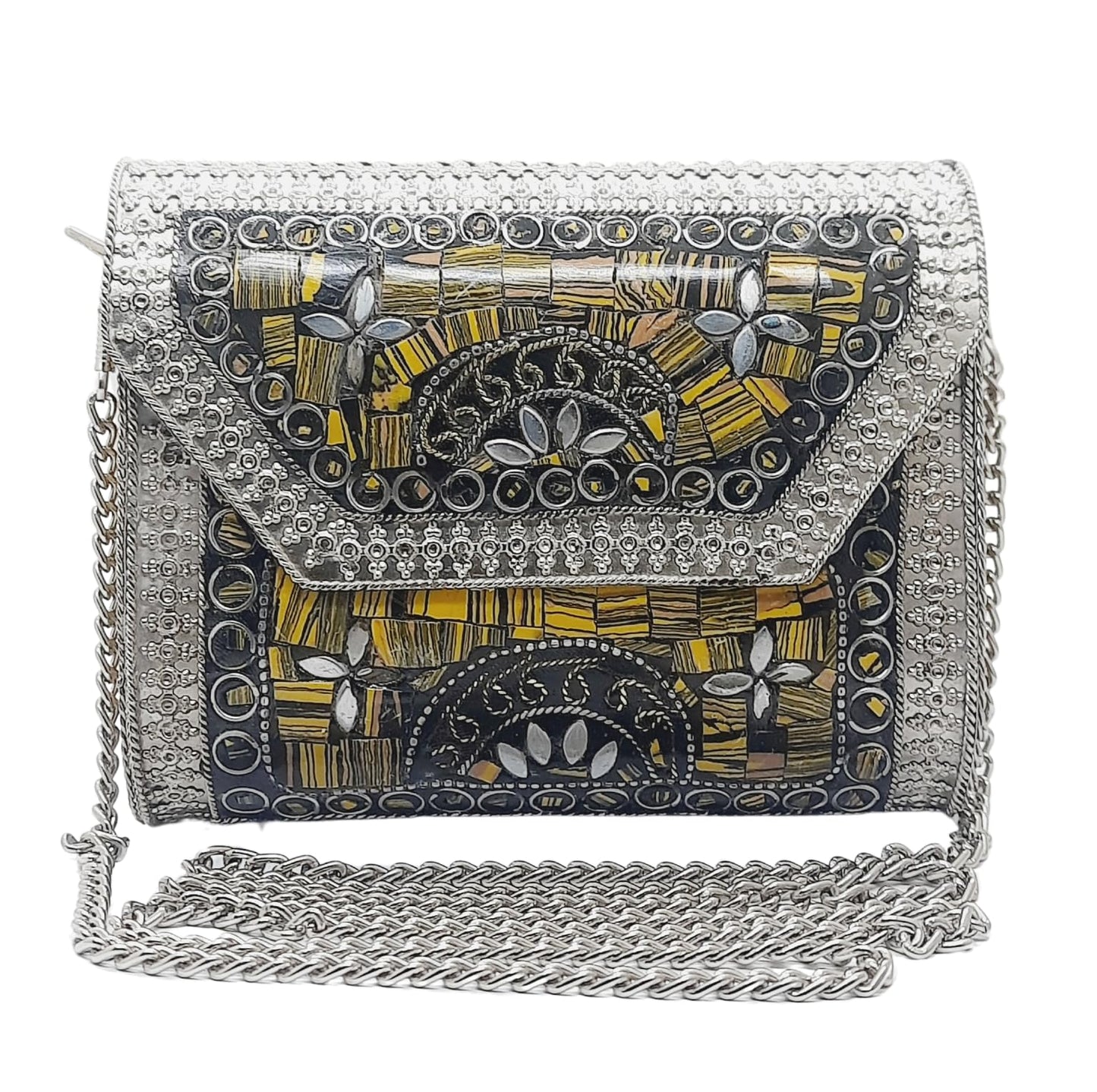 Trend Overseas Small Size Handmade Metal Bag Coin Purse Ethnic Bridal kids Bag party clutch Gift item