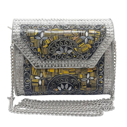 Trend Overseas Small Size Handmade Metal Bag Coin Purse Ethnic Bridal kids Bag party clutch Gift item