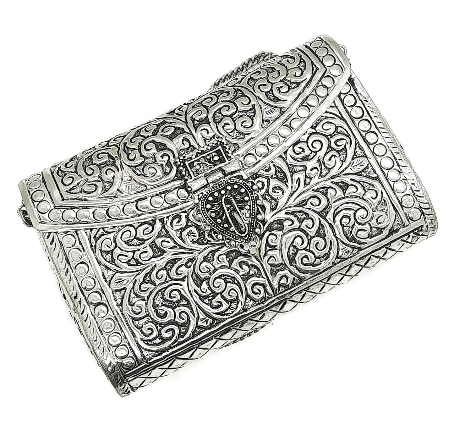 Trend Overseas Brass Metal Bag Purse antique clutch Ethnic clutch Handmade Women metal clutch Bag