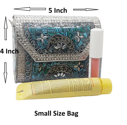 Trend Overseas Small Size Handmade Metal Bag Coin Purse Ethnic Bridal kids Bag party clutch Gift item