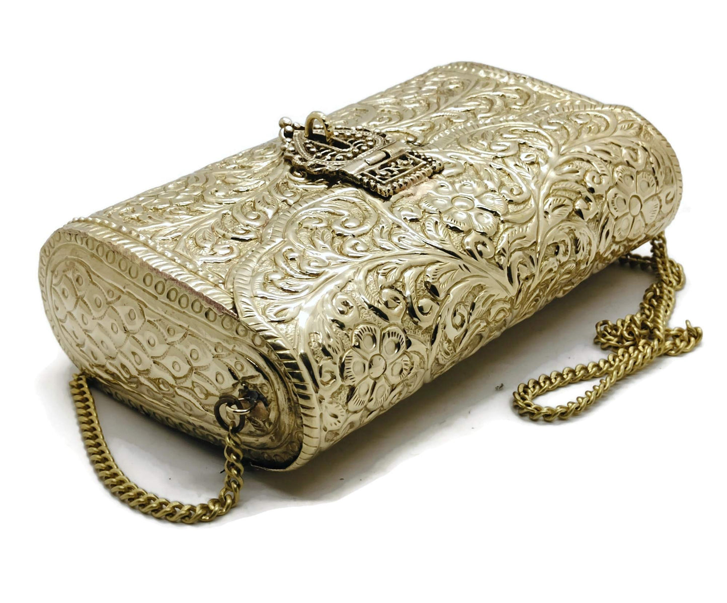 Trend Overseas Brass Metal Bag Purse Vintage Style Brass Purse antique clutch Ethnic clutch Handmade Women metal clutch Bag