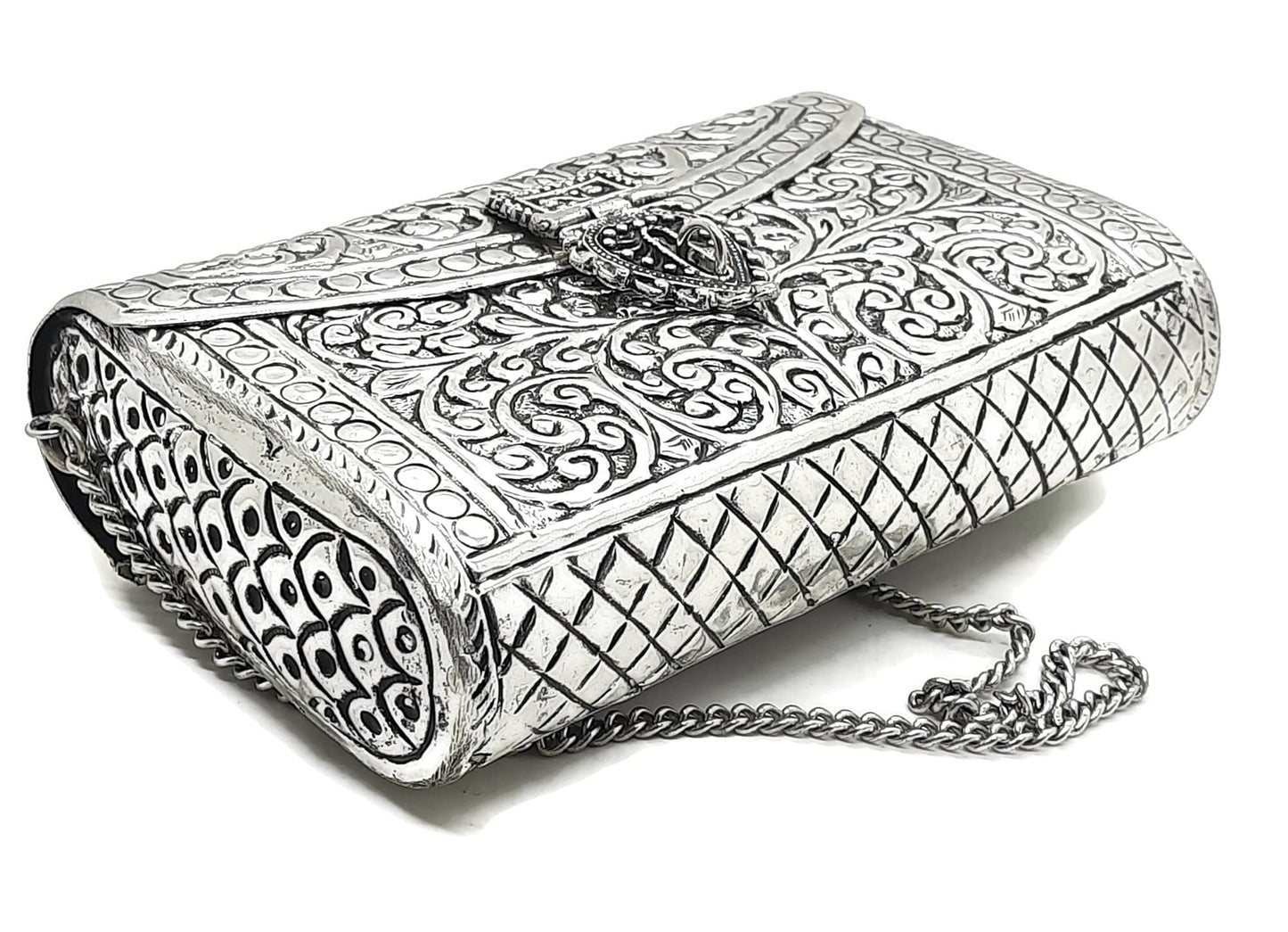 Trend Overseas Brass Metal Bag Purse antique clutch Ethnic clutch Handmade Women metal clutch Bag