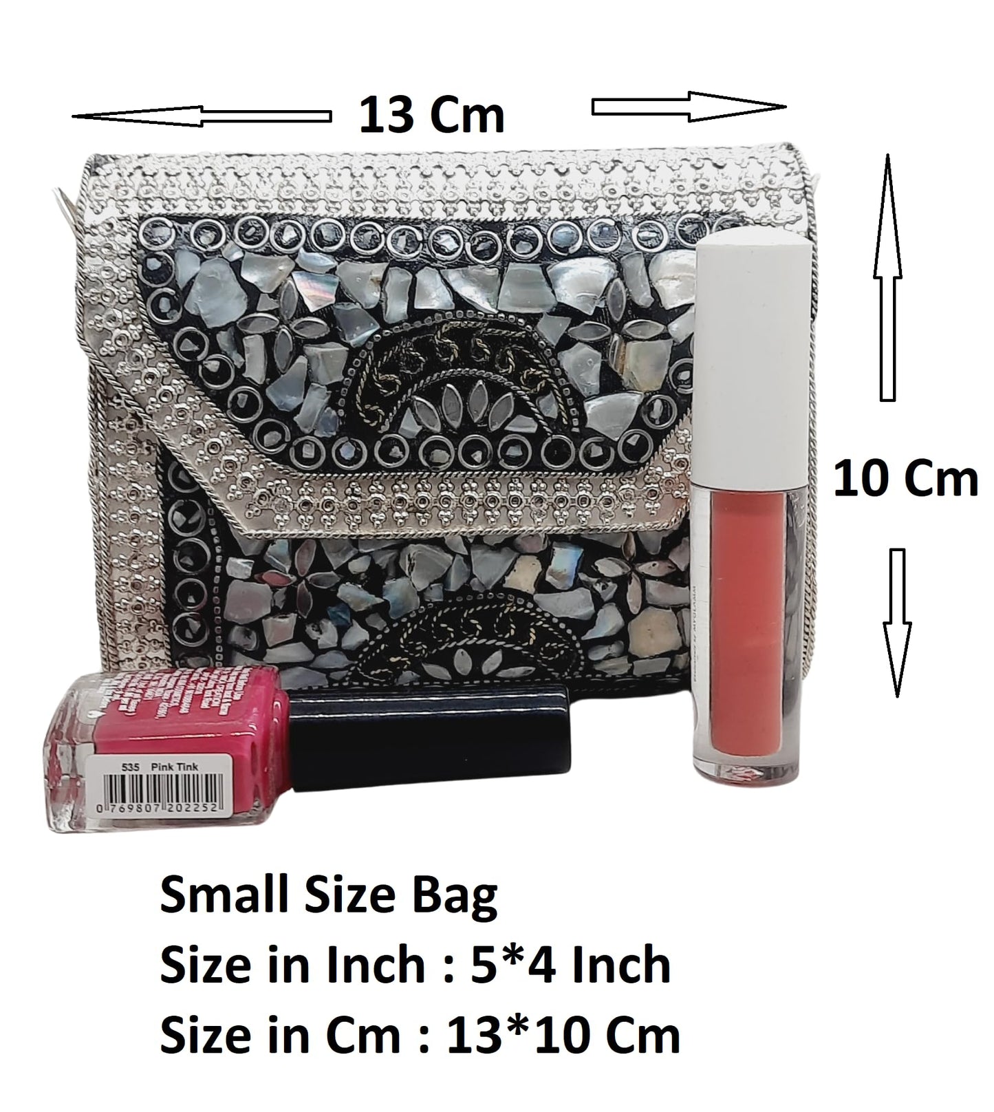 Trend Overseas Small Size Handmade Metal Bag Coin Purse Ethnic Bridal kids Bag party clutch Gift item