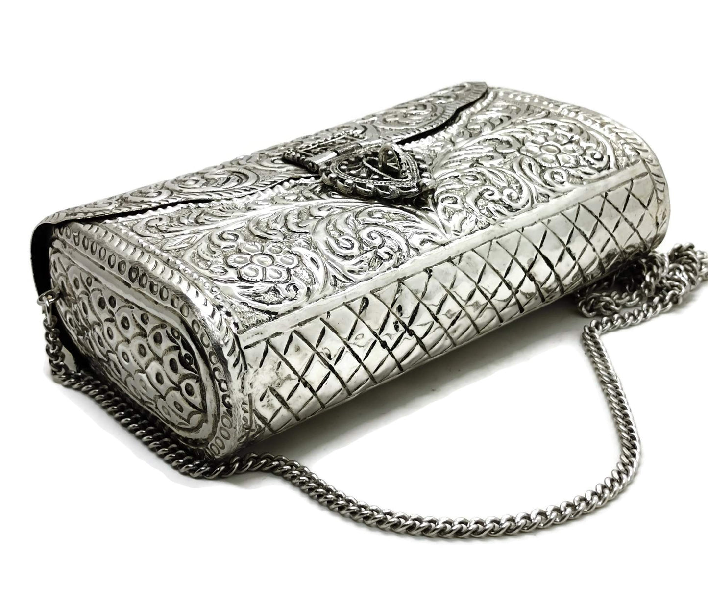 Trend Overseas Brass Metal Bag Purse Vintage Style Brass Purse antique clutch Ethnic clutch Handmade Women metal clutch Bag