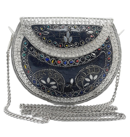 Trend Overseas Handmade Small Size Metal Bag Coin Purse Ethnic Bridal kids Bag party clutch