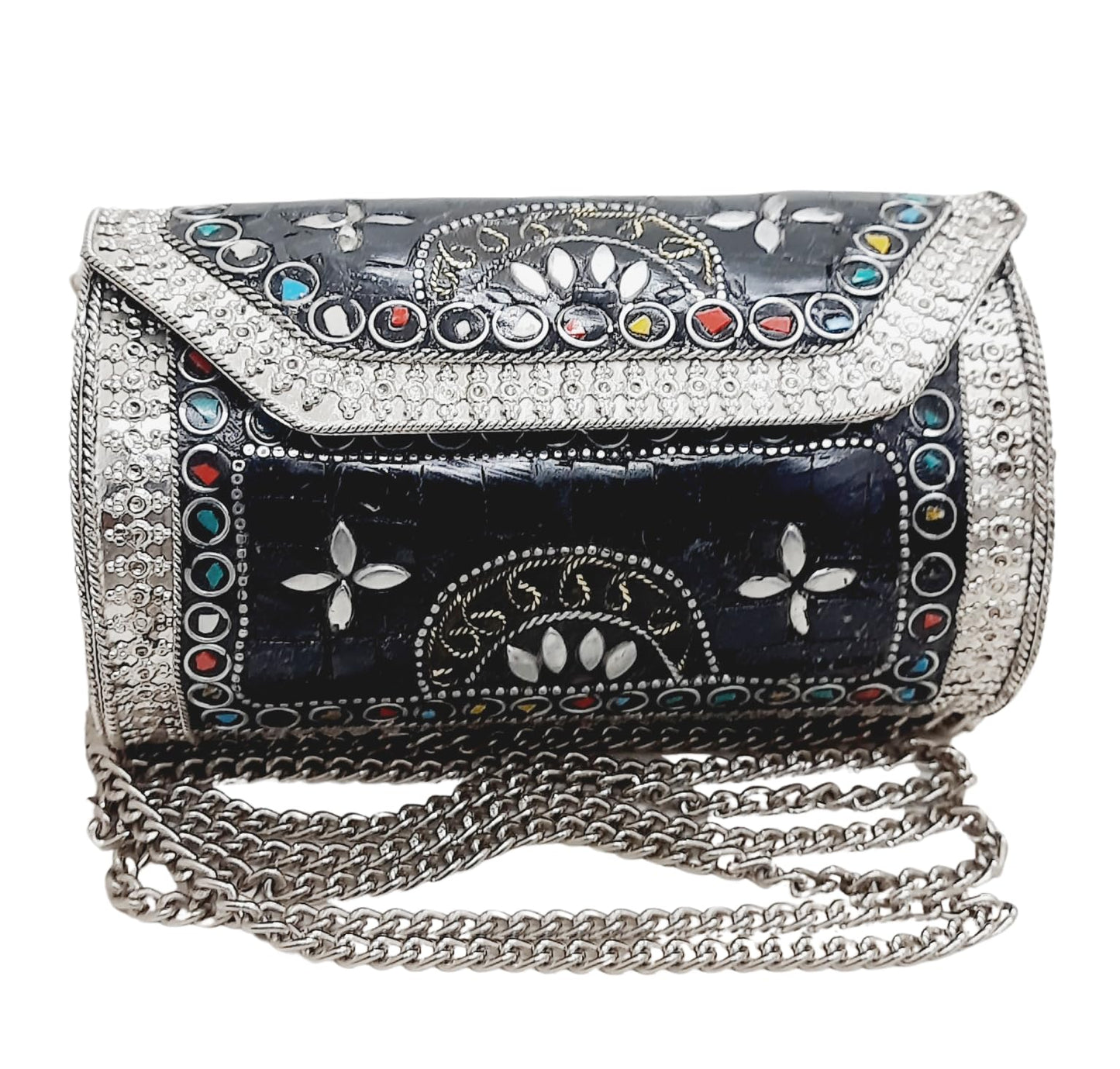 Trend Overseas Small Size Handmade Metal Bag Coin Purse Ethnic Bridal kids Bag party clutch