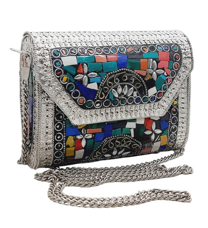 Trend Overseas Small Size Handmade Metal Bag Coin Purse Ethnic Bridal kids Bag party clutch Gift item