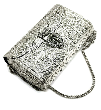 Trend Overseas Brass Metal Bag Purse Vintage Style Brass Purse antique clutch Ethnic clutch Handmade Women metal clutch Bag