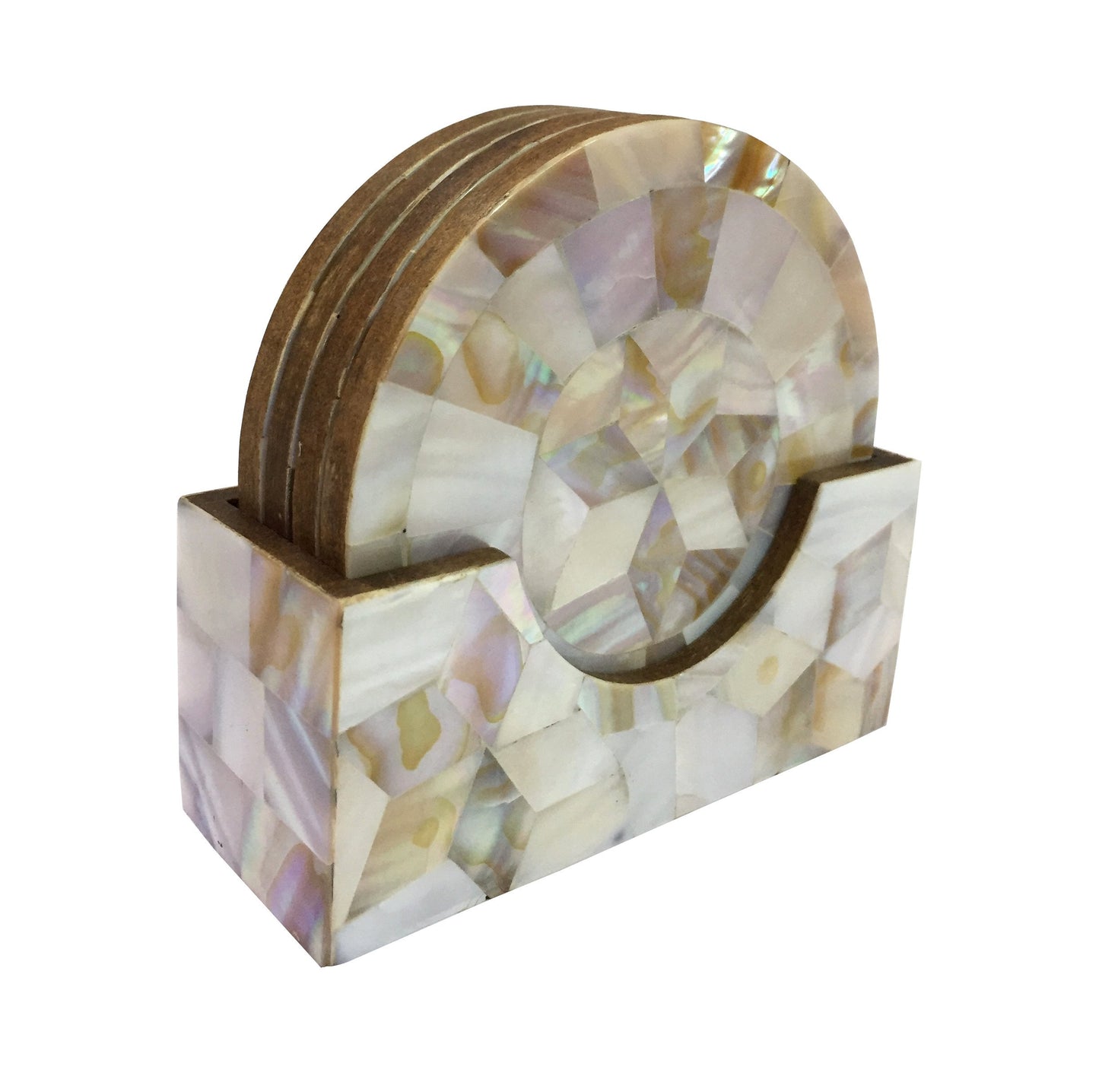 Royal Decorative Mother of Pearl Coaster Set MOP Coaster Gift Item Home Decor Corporate Gift Unique Coaster