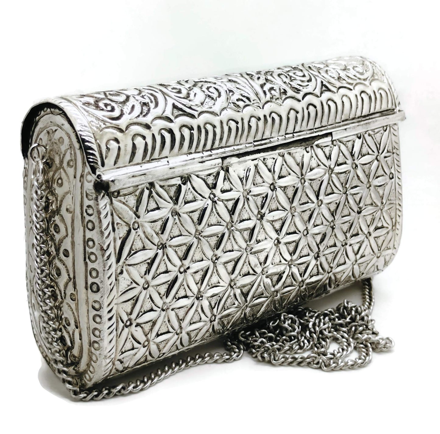 Trend Overseas Brass Metal Bag Purse Vintage Style Brass Purse antique clutch Ethnic clutch Handmade Women metal clutch Bag