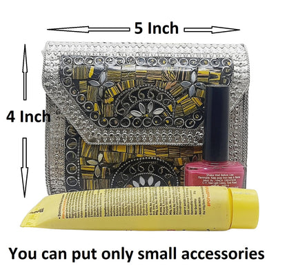 Trend Overseas Small Size Handmade Metal Bag Coin Purse Ethnic Bridal kids Bag party clutch Gift item