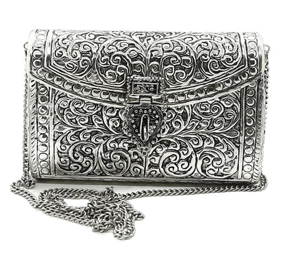 Trend Overseas Brass Metal Bag Purse antique clutch Ethnic clutch Handmade Women metal clutch Bag