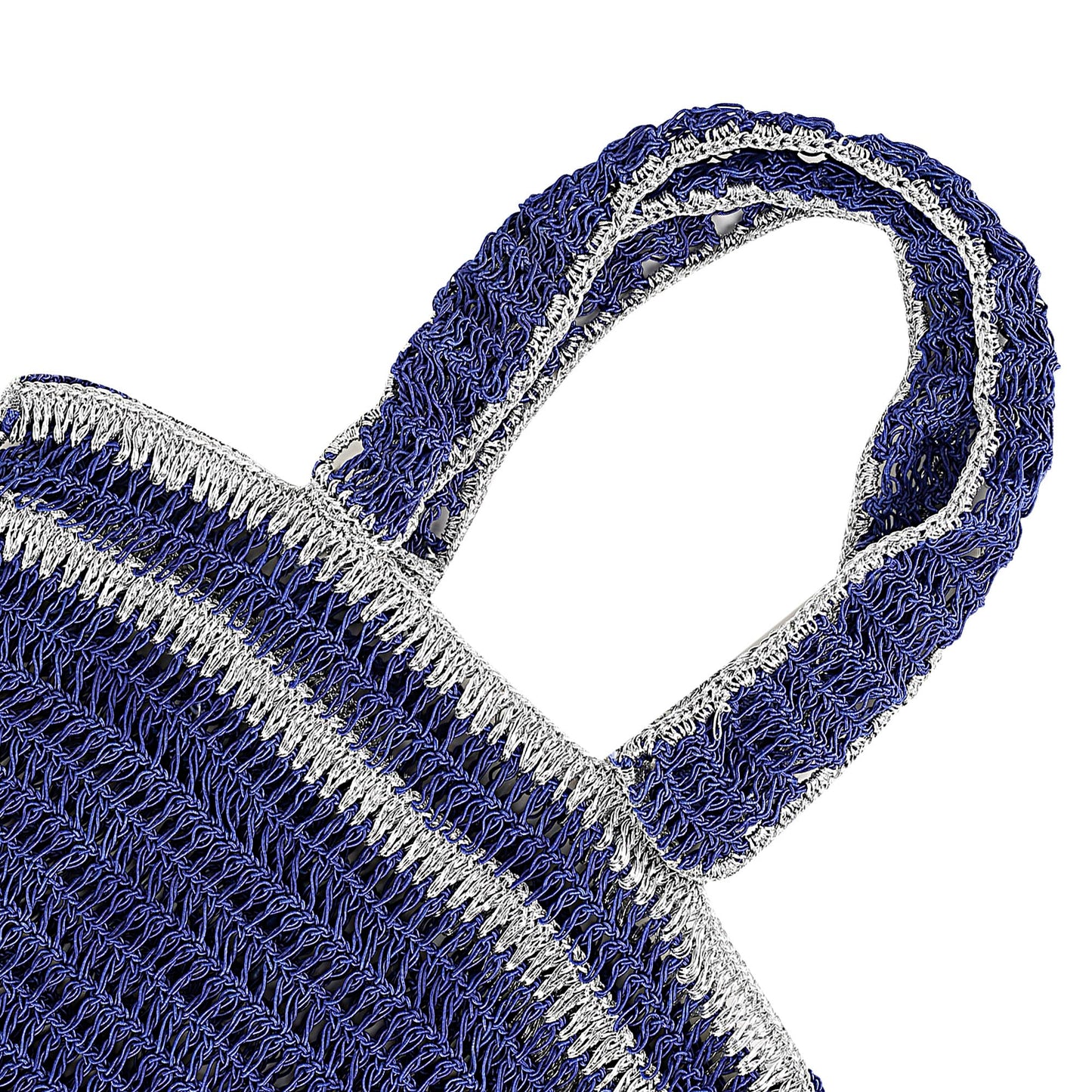 Trend Overseas Handwoven Crochet Shoulder Bag - Exquisite Workmanship, Perfect for Daily Use, Beach, Shopping, and Travel