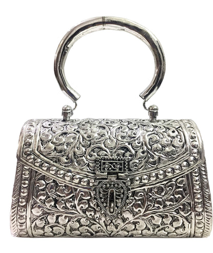 Trend Overseas Women's Clutch (Handle_Silver_10077_Silver)