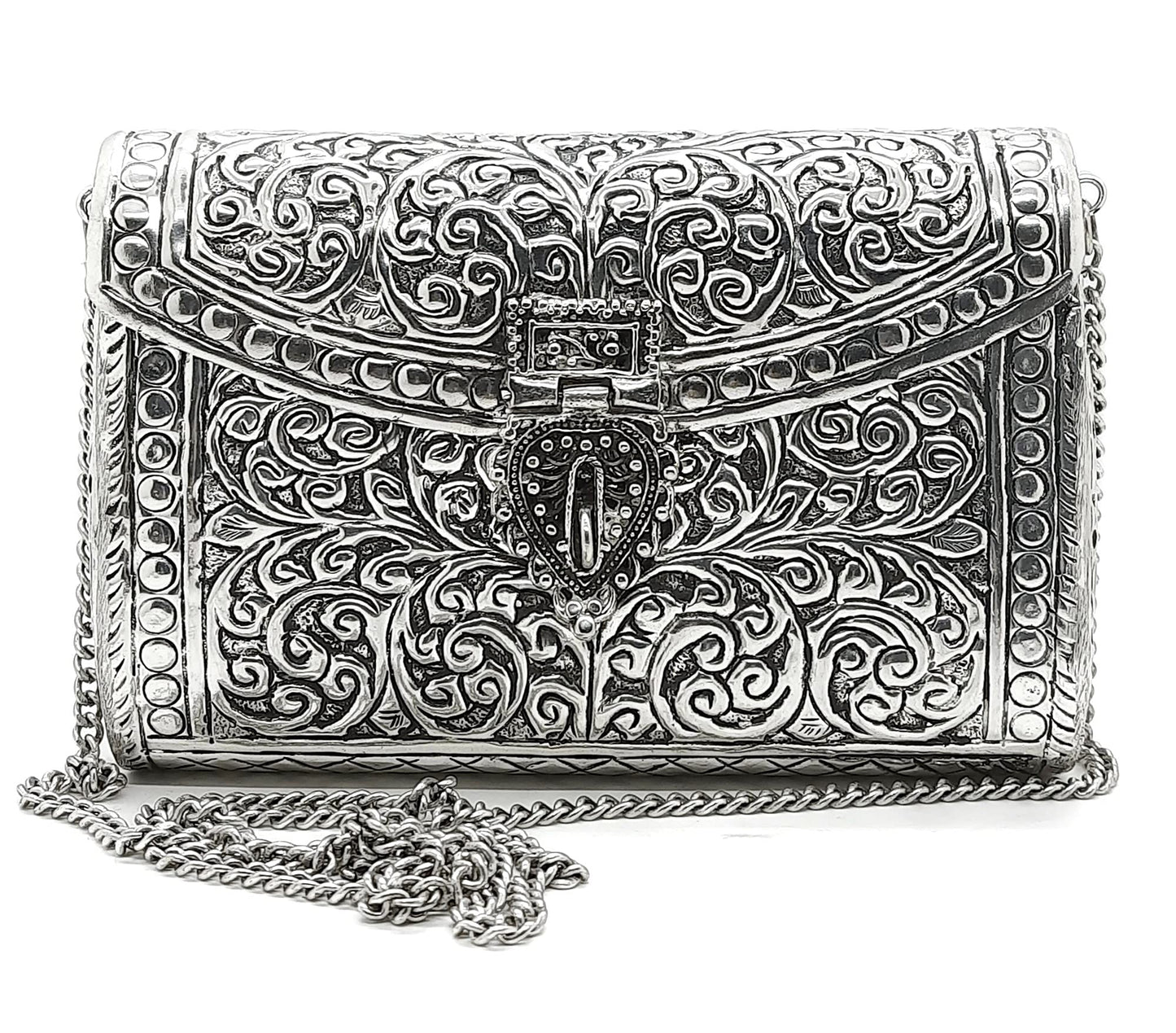 Trend Overseas Brass Metal Bag Purse antique clutch Ethnic clutch Handmade Women metal clutch Bag