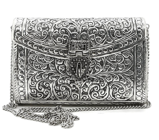 Trend Overseas Brass Metal Bag Purse antique clutch Ethnic clutch Handmade Women metal clutch Bag